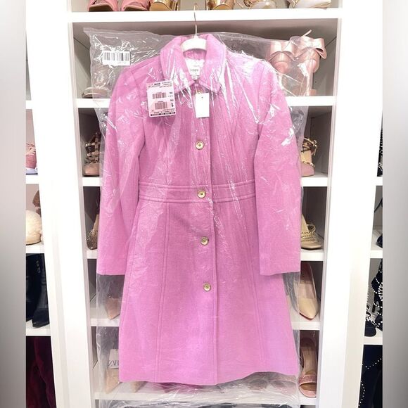 Last One NWT PINK J. CREW Wool-blend lady coat - Picture 10 of 16